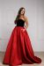 Main image of Off Shoulder Long Puffy Prom Dress